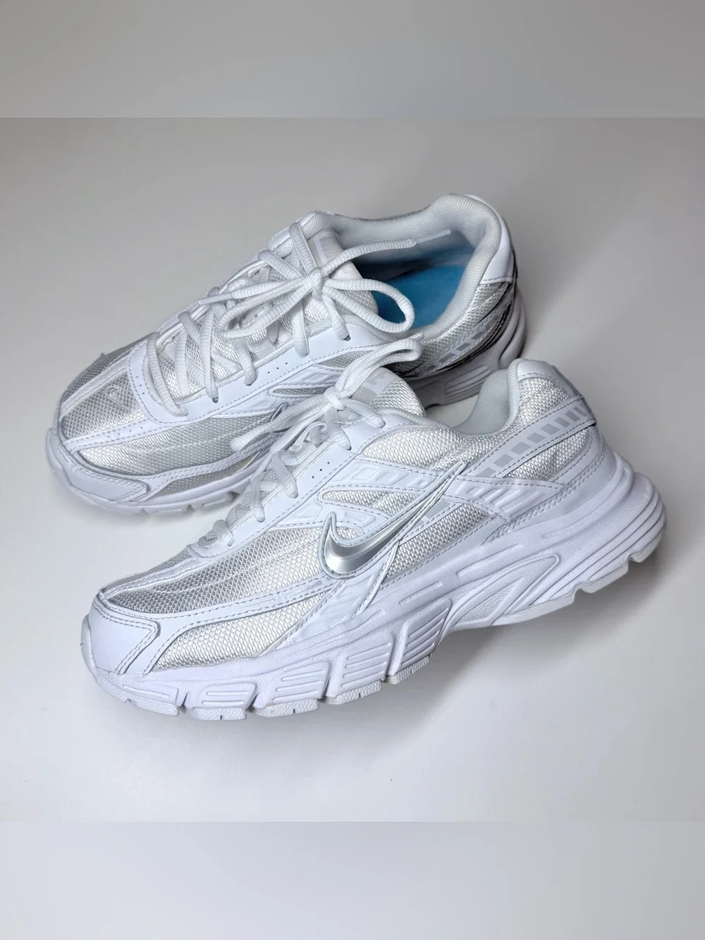 Nike Women's Initiator Athletic Shoes 'Tripe White' Size- 9